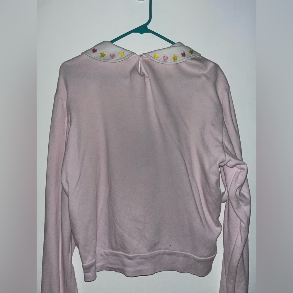 Teddy Fresh Pink and White Sweatshirt - Picture 4 of 4